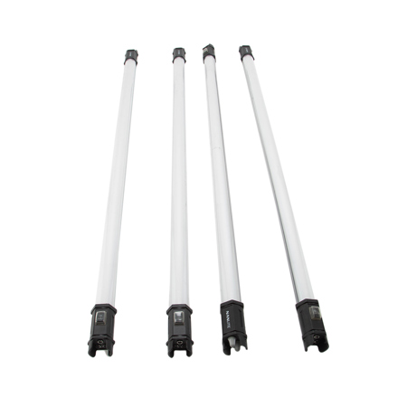 NanLite PavoTube 30C 4' RGBW LED Tube with Internal Battery 4-Light Kit, 32W, 2700K-6500K