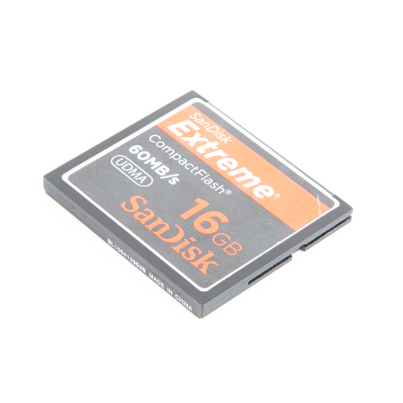 SanDisk 16GB Extreme Compact Flash Memory Card - Up to 60MB/S Read/Write, UDMA Enabled