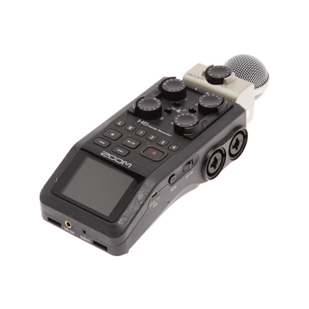 Zoom H6 Handy Recorder with Interchangeable Microphone System - SKU#1834641