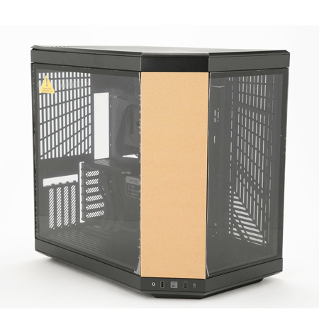 HYTE Y70 Dual Chamber Modern Aesthetic TG EATX Mid-Tower Computer Case - Black