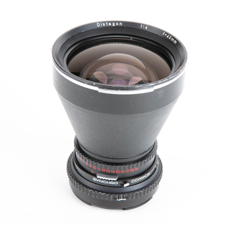 Hasselblad 40mm F/4 Distagon (C) Wide Angle Lens Black for 500 Series Cameras.