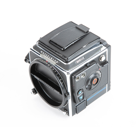 Hasselblad 205FCC Medium Format SLR Camera Body (Chrome) with Split Image Accute Matte Focusing Screen & Waist Level Finder