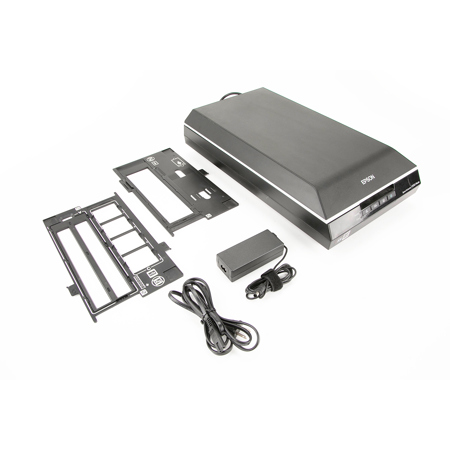 Epson Perfection V550 Photo Color Scanner, 6400 dpi, Dmax 3.4 - "Refurbished by Epson"