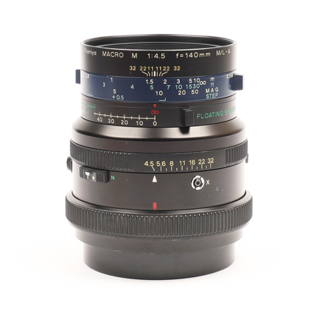 USED Mamiya Macro M 140mm f/4.5 M/L-A Lens RZ67, Pro II & IID.