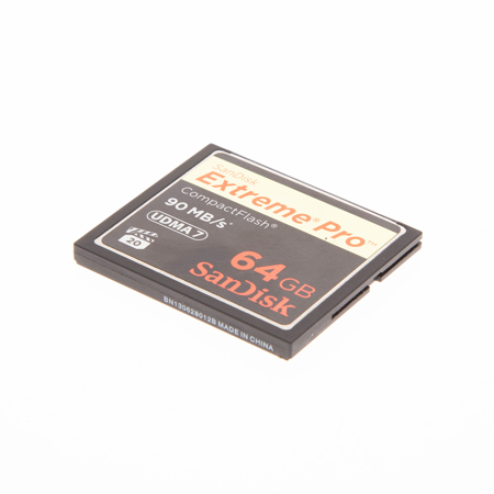 SanDisk 64GB Extreme Pro CF90 Compact Flash Memory Card - SKU#1835947