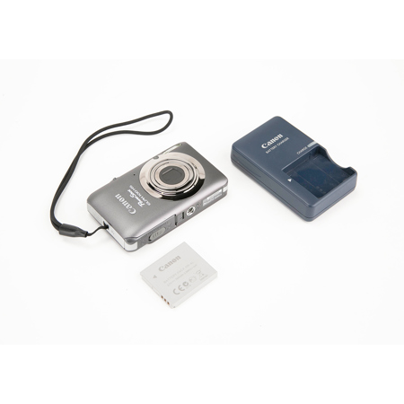 Canon PowerShot Elph 100 HS Digital ELPH Camera, 12.1MP, 4x Optical Zoom 28-112mm Lens, 3.0-inch Color LCD Screen, Gray