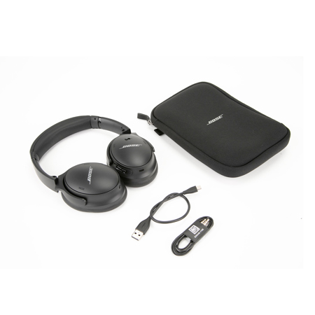 Bose QuietComfort 45 Wireless Noise Cancelling Headphones, Triple Black
