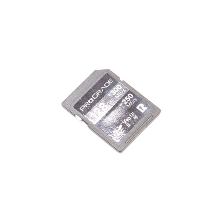 Prograde Digital 128GB SDXC UHS-II U3 Class 10 V90 Cobalt Memory Card SKU1840413