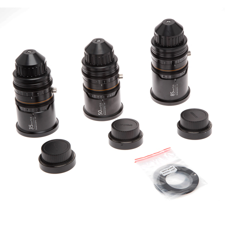 BLAZAR LENS Great Joy 35, 50 & 85mm T2.9 1.8x Anamorphic 3-Lens Kit SKU#1841375