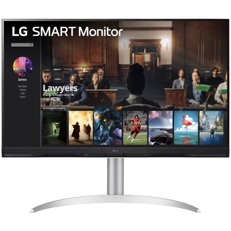 LG 32SQ730S 31.5" 16:9 4K Ultra HD VA LCD Smart Monitor - White SKU#1842257