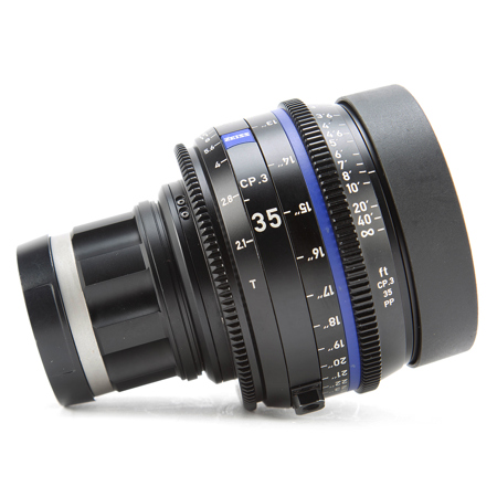 Zeiss CP.3 35mm T2.1 Compact Prime Cine Lens for Sony E, Feet - SKU#1843503