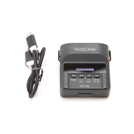 Tascam DR-10L Digital Audio Recorder Only, Black (No Lavalier Mic) - SKU#1845453