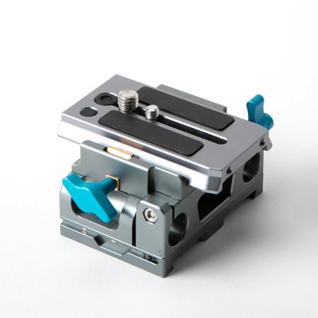 Kondor Blue Universal 15mm LWS Arri Standard Baseplate for Blackmagic 4K/6K Cage