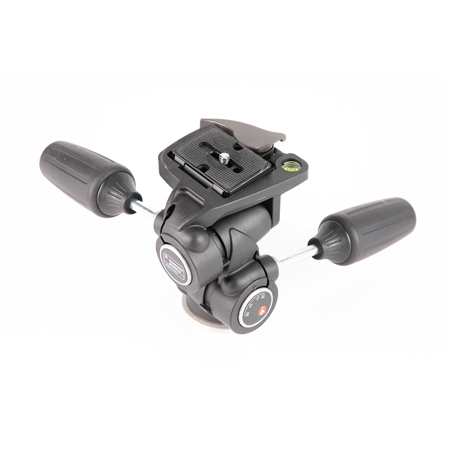 Manfrotto 804RC2 3-Way Pan/Tilt Head with Quick Release - Supports 8.8 lbs