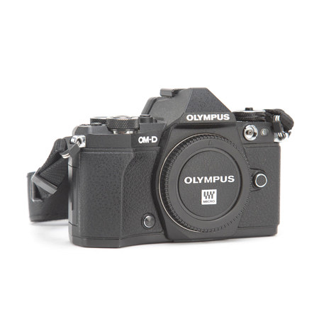 Olympus OM-D E-M5 Mark II Mirrorless Digital Camera - Black SKU#1848902