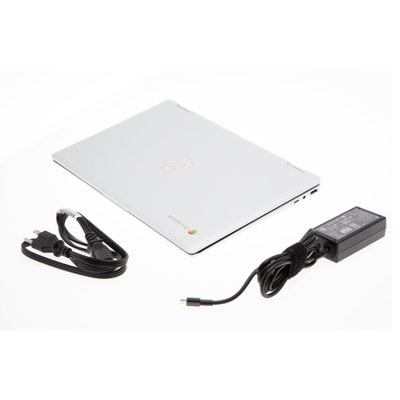 HP Chromebook x360 14" HD 2-In-1 Touchscreen Laptop - Glacier Silver SKU#1849820
