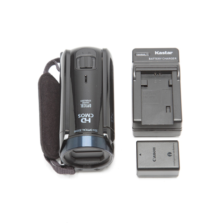 Canon VIXIA HF R600 Camcorder, 57x Optical Zoom, 3.28MP Full HD CMOS, 1080/60p AVCHD, Black