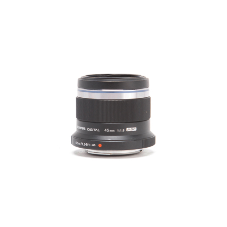 Olympus M. Zuiko Digital 45mm f/1.8 Lens, - for Micro Four Thirds System - Black