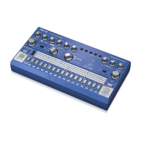 Behringer Rhythm Designer RD-6 Analog Drum Machine, Blue
