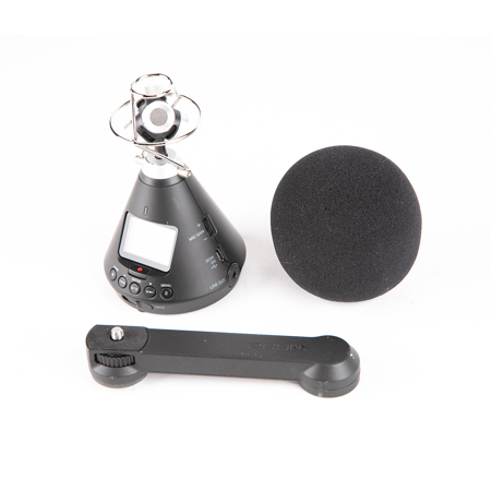 Zoom H3-VR 360 Degree Virtual Reality Handy Audio Recorder with Built-In Ambisonics Mic Array