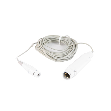 Shure Overhead Condenser Microphone, 25' Cable, Cardioid, 70-16000Hz Frequency Response, 180 Ohms Impedance, White