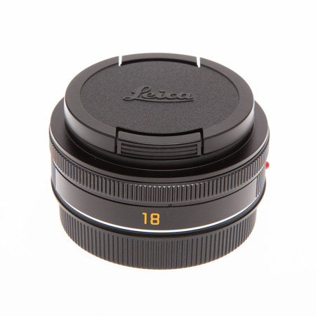 Leica 18mm F2.8 ELMARIT-TL Aspherical Pancake Lens - Black