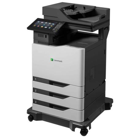 Lexmark CX825dte Color Laser Multifunction Printer, 55 ppm, 1750 Pages Standard - Print, Copy, Scan, Fax