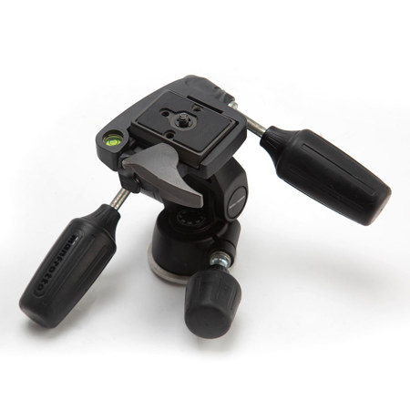 Manfrotto 804RC2 3-Way Pan/Tilt Head with Quick Release - Supports 8.8 lbs