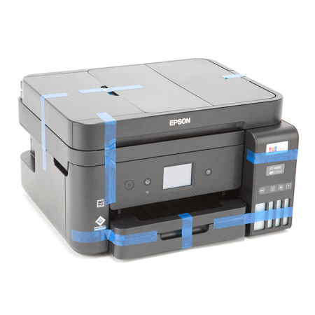 Epson EcoTank ET-4850 Wireless Duplex All-In-One Cartridge-Free Supertank Color Inkjet Printer - Refurbished Black