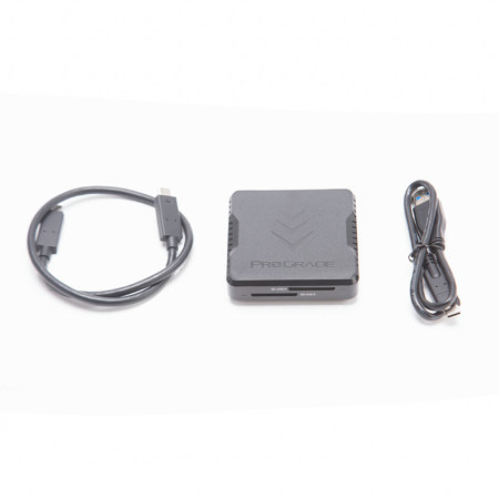 Prograde Digital Dual-Slot UHS-II SDXC USB 3.1 Gen 2 Type-C Card Reader #1857445