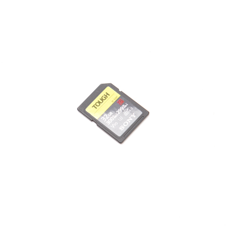 Sony SF-G Series TOUGH 32GB UHS-II Class 10 U3 V90 SDHC Memory Card, 300MB/s Read