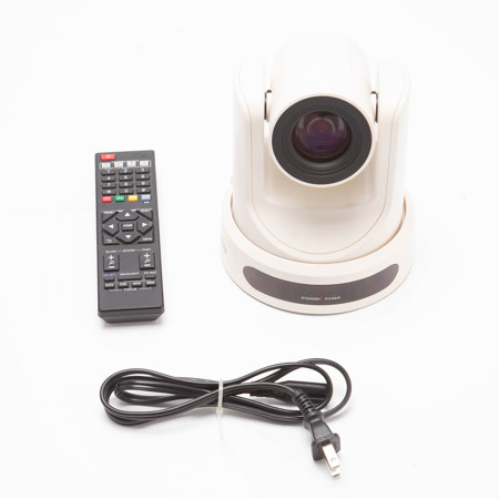 PTZOptics 2MP Full HD Indoor PTZ Camera - White SKU#1858725