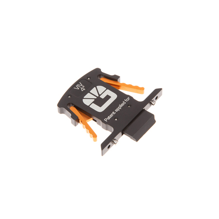 Bright Tangerine 4" Gripper Module - Small SKU#1859425