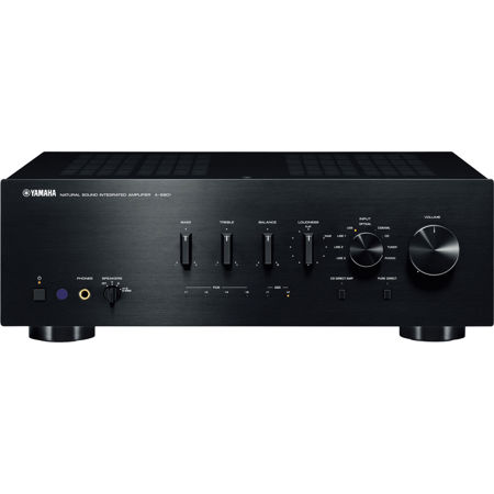 Yamaha A-S801 Integrated Amplifier, 290W Dynamic Power at 2 Ohms, 10Hz-100kHz Frequency Response, Black