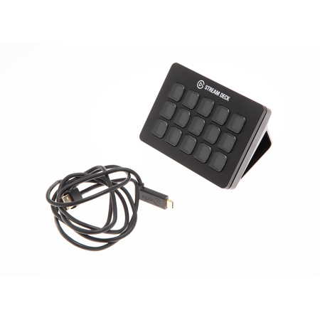 Elgato Stream Deck MK.2 Keypad with 15 Customizable LCD Keys - Black SKU#1861005