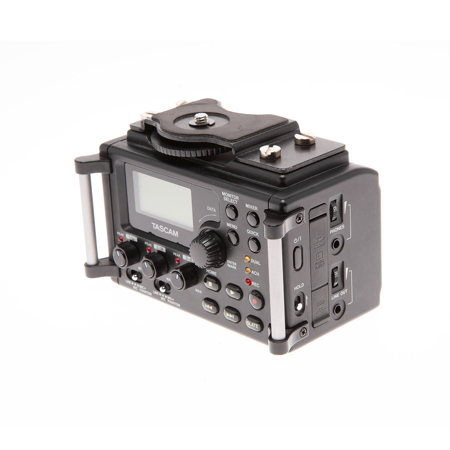 Tascam DR-60D 4-Channel Linear PCM Recorder, 96 kHz PCM Recording, 3.5mm Stereo Input with Plug-in Power