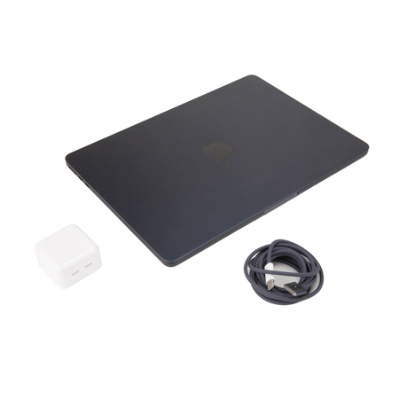 Apple MacBook Air 13.6" with M3 Chip (Early 2024) 16GB Midnight 512GB SSD 8-Core / 10-Core 35W Dual Adapter
