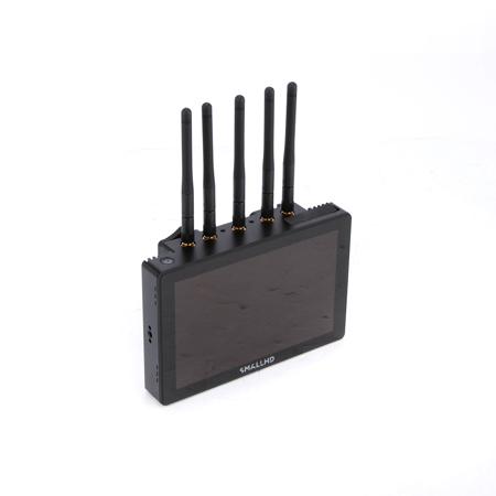 SmallHD Cine 7 7" Full HD Touchscreen On-Camera Monitor with Teradek Bolt 4K RX Monitor Module, Gold Mount, Lightweight Rubber Handles