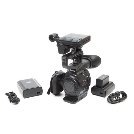 Canon C300 Cinema EOS Camcorder Body with Dual Pixel CMOS AF Feature Upgrade, EF Mount (950 Hours)