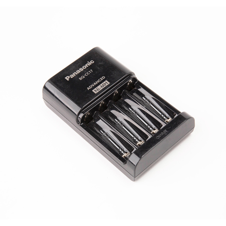 Panasonic CC17 Charger with 8 AA Eneloop Pro Batteries - SKU#1867275