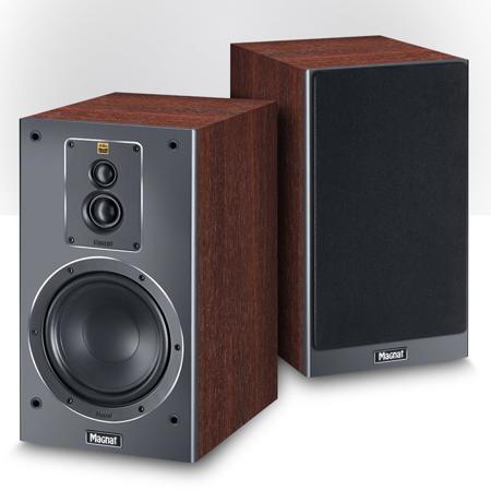 Magnat Signature 503 170W 3-Way Bass Reflex Shelf Speaker - Mocca, Pair #1867547