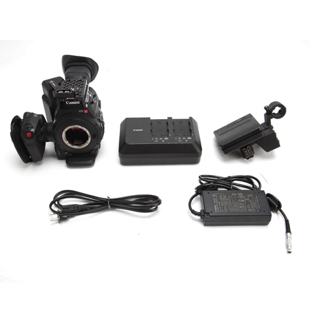 Canon C300 Mark II Cinema EOS Camcorder Body, Dual Pixel CMOS AF, EF Lens Mount (553 Hours)