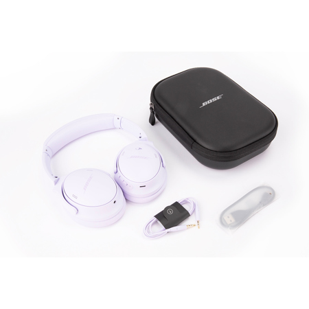 Bose QuietComfort Wireless Noise Cancelling Over-Ear Headphones Chilled Lilac
