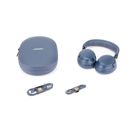 Bose QuietComfort Ultra Wireless Noise Cancelling Over-Ear Headphones Lunar Blue