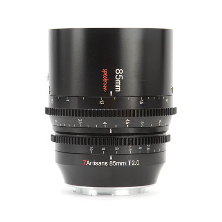 7artisans Photoelectric 85mm T2.0 Spectrum Prime Cine Lens (L Mount) SKU#1878726
