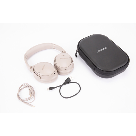 Bose QuietComfort Wireless Noise Cancelling Over-Ear Headphones Sandstone