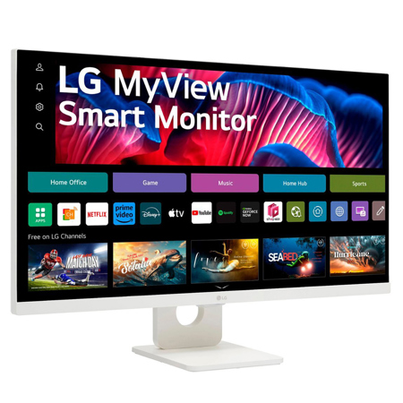 LG MyView 27SR73U 27" 16:9 4K Ultra HD USB-C IPS LCD HDR Smart Monitor #1882497