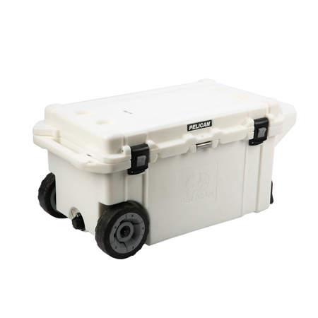 Pelican 80QT Elite Cooler - Wheeled, White SKU#1882839