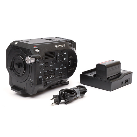 Sony PXW-FS7 4K XDCAM Camera System with Super 35 CMOS Sensor, "Body Only". Monitor Unit, Viewfinder, Top Handle, and Microphone Holder are not included.