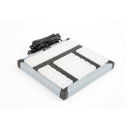 Ex60 Keys Used X-Keys XK-60 60-Key USB KVM Keypad - Blue and Red Backlighting SKU ...
